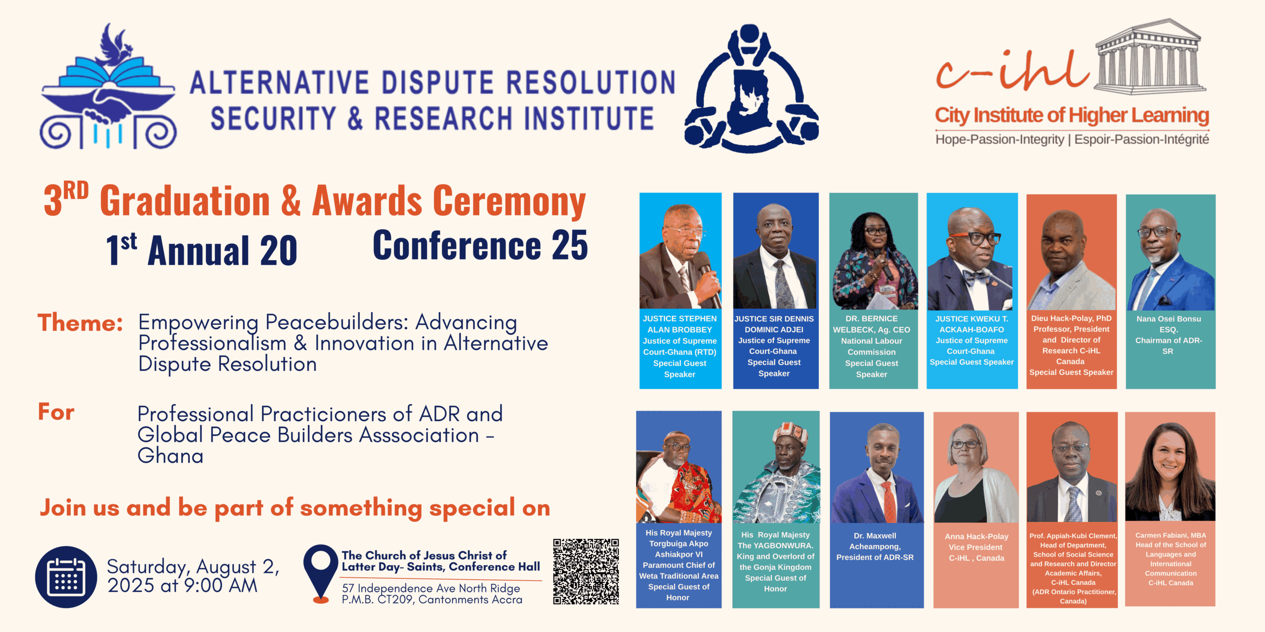 3rd Graduation & Awards Ceremony & 1st Annual Conference 2025