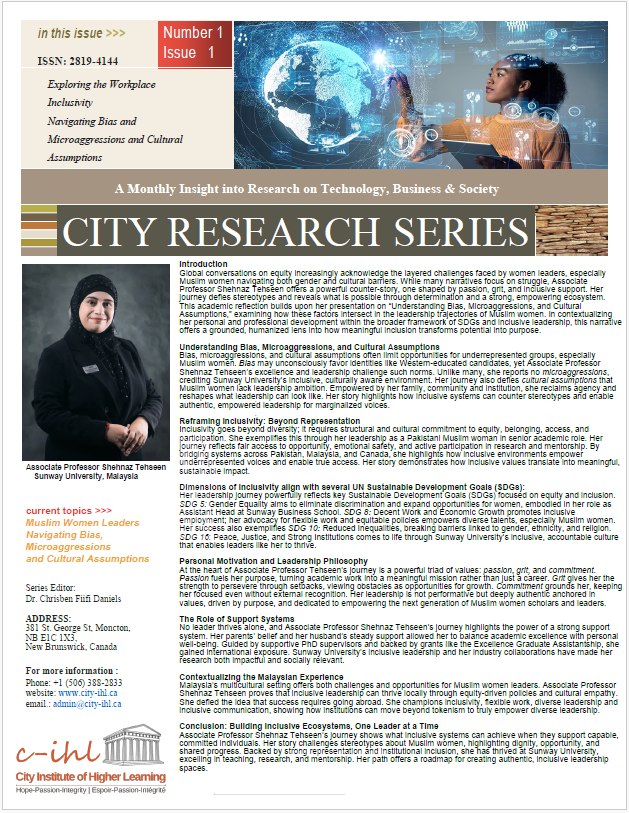 City Research Series Number 1 Issue 1