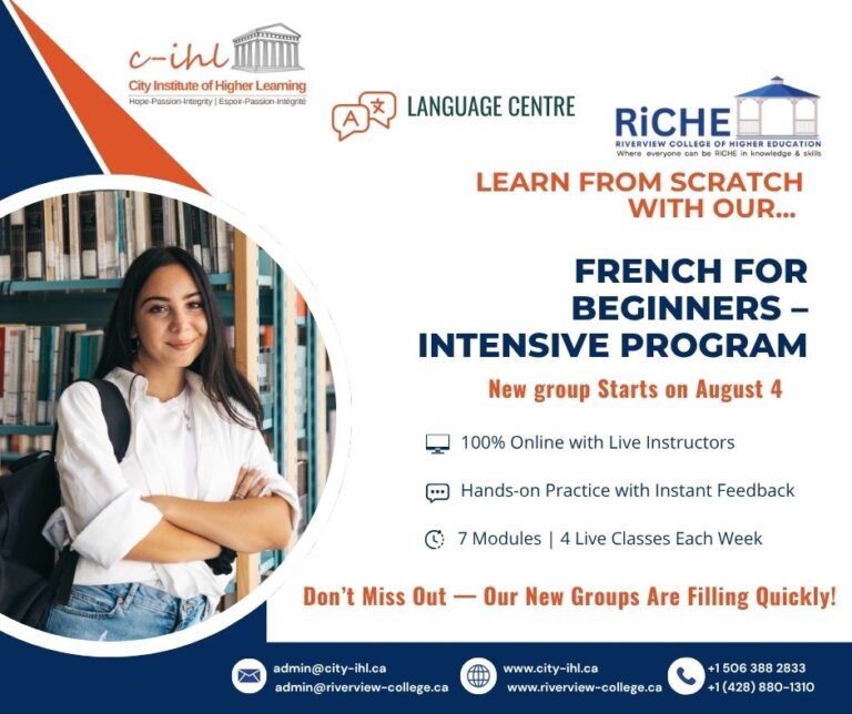 French For Beginners – Intensive Program